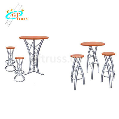 Современные алюминиевые таблица и стул мебели барного стула высокого стула для клуба