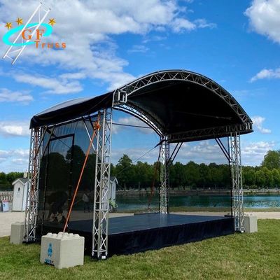 На открытом воздухе алюминиевая ферменная конструкция крыши 6061-T6 с трубчатой растяжкой 30*2mm