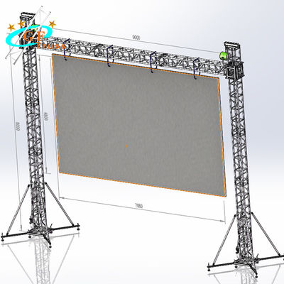 Ферменная конструкция летая стены системы наземного обеспечения видео- для панели экранного дисплея СИД