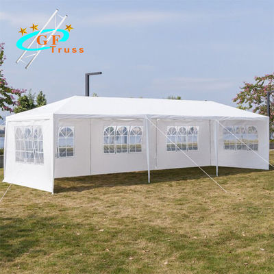 Белый водоустойчивый шатер свадебного банкета с 8 съемными стенками