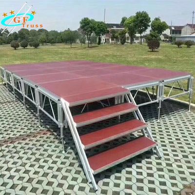 платформа 500KGS/sq.m этапа свадьбы переклейки 18mm алюминиевая