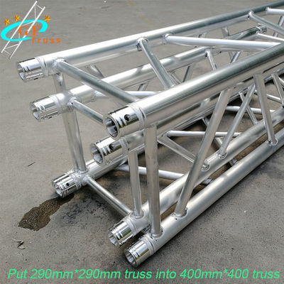 Цвет портативной 290*290mm алюминиевой ферменной конструкции Spigot серебряный черный голубой